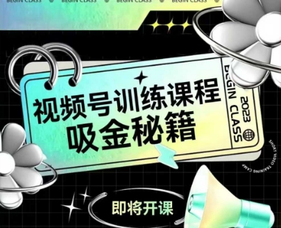 如何做好视频号，视频号训练课程，吸金秘籍-藏宝阁
