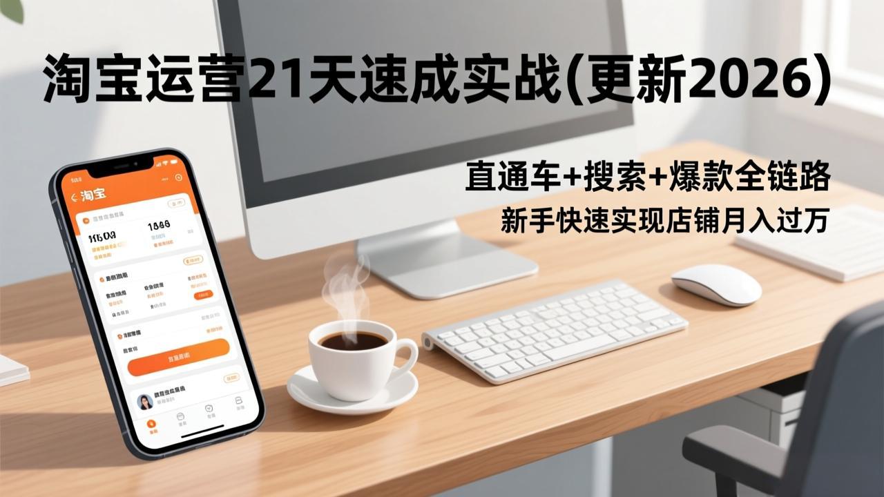 淘宝运营21天速成实战(更新2026-藏宝阁