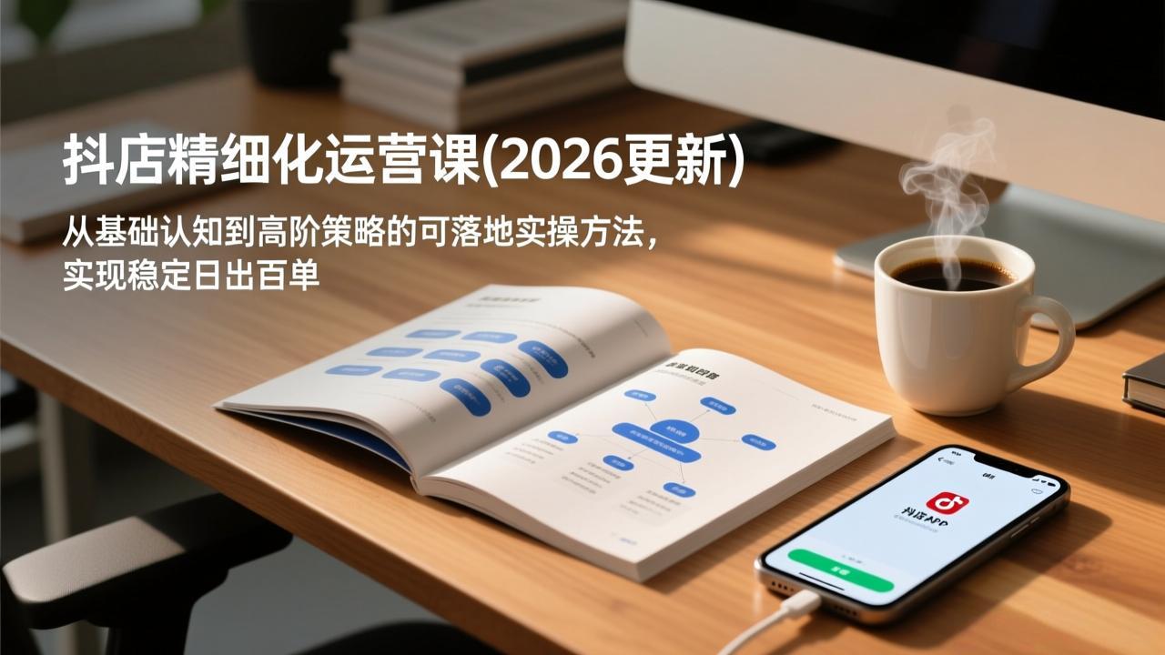 抖店精细化运营课(2026更新-藏宝阁