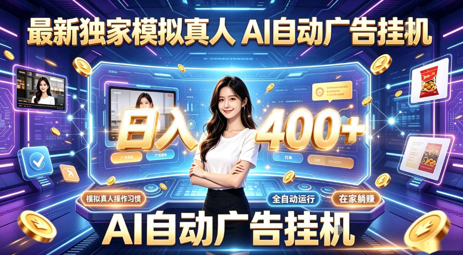 最新独家模拟真人，AI自动挂号挂G，日入400+，全程全自动运行，无需人工【揭秘】-藏宝阁