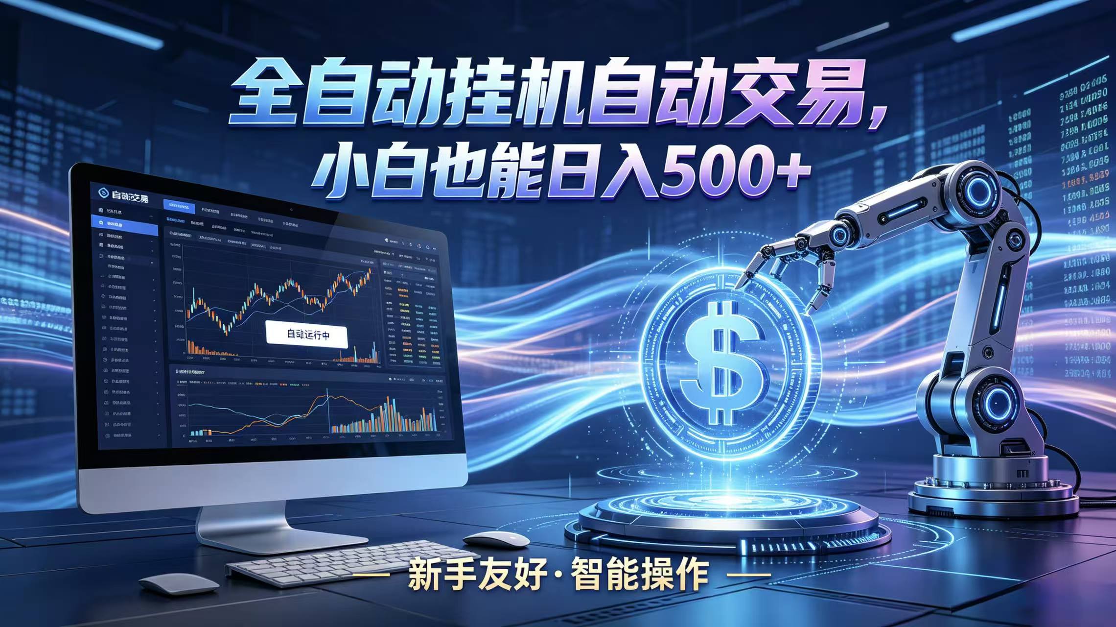 全新智能化交易助手，傻瓜式操作，小白也能快速上手，轻松实现日入500+-藏宝阁