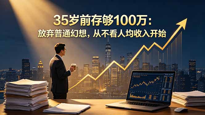 35岁前存够100万：放弃普通幻想，从不看人均收入开始-藏宝阁