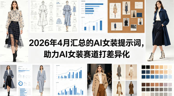 2026年4月汇总的AI女装提示词，助力AI女装赛道打差异化-藏宝阁
