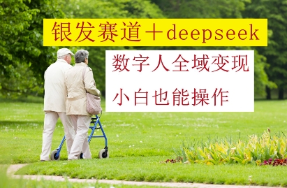 银发赛道+deepseek数字人全域变现，小白也能操作-藏宝阁