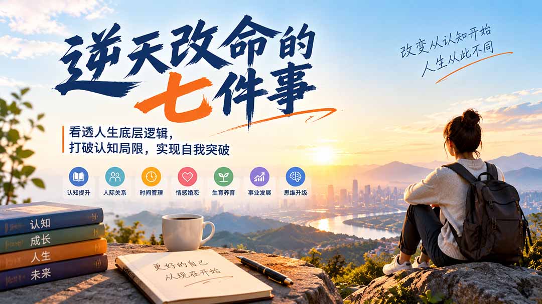 付费文章：逆天改命的七件事，看透人生底层逻辑，打破认知局限，实现自我突破-藏宝阁