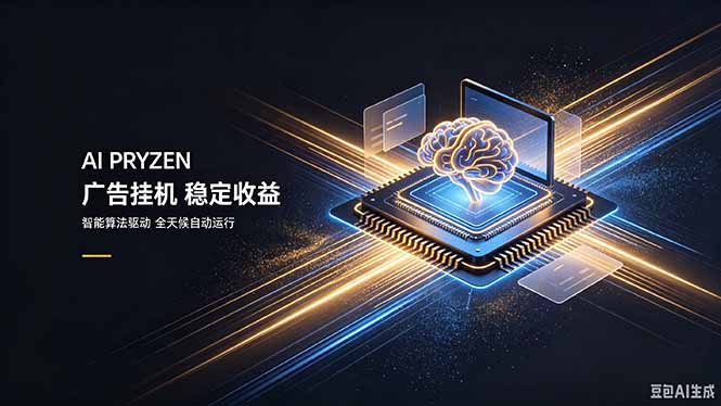 AI Pryzen 广告挂机｜24小时自动跑，日入300-500，新手零门槛-藏宝阁