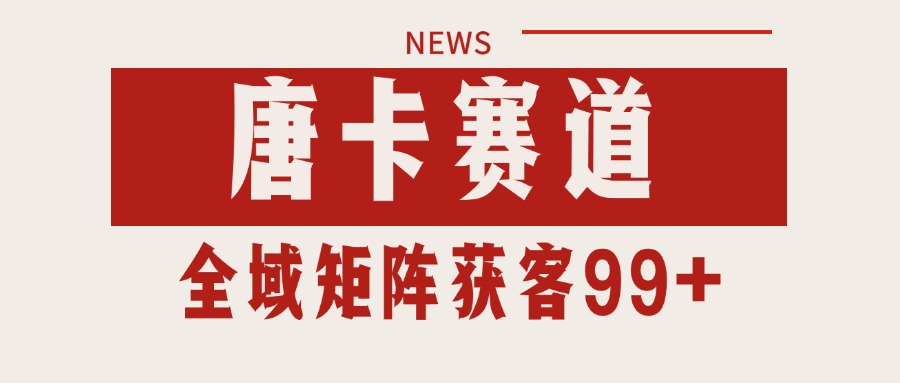 唐卡赛道私域引流获客 自热矩阵SOP日引流99+精准客资-藏宝阁