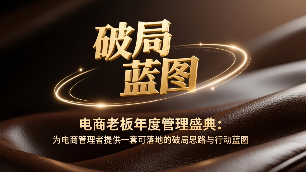 电商老板年度管理盛典：为电商管理者提供一套可落地的破局思路与行动蓝图-藏宝阁