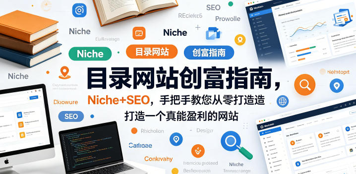 目录网站创富指南，Niche+SEO，手把手教您从零打造打造一个真能盈利的网站【原创双语字幕】-藏宝阁