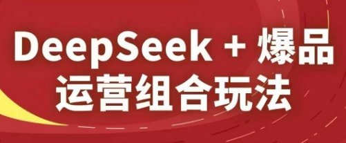 DeepSeek+爆品运营组合玩法，2025淘系精品课-藏宝阁