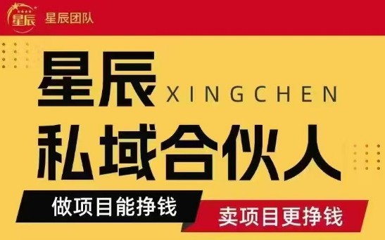 全网首发星辰私域项目合集，最新实操玩法，短期快速实现变现-藏宝阁