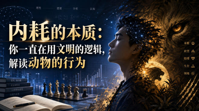付费文章：内耗的本质：你一直在用文明的逻辑，解读动物的行为-藏宝阁