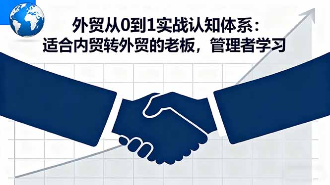 外贸从0到1实战认知体系：适合内贸转外贸的老板，管理者学习-藏宝阁