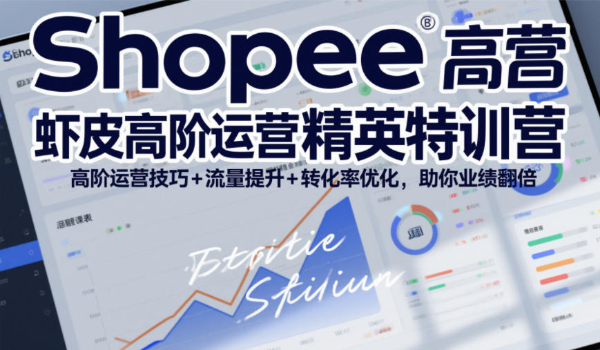 Shopee虾皮高阶运营精英特训营，高阶运营技巧+流量提升+转化率优化，助你业绩翻倍(更新26年5月)-藏宝阁