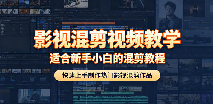 影视混剪视频教学，适合新手小白的混剪教程，快速上手制作热门影视混剪作品-藏宝阁