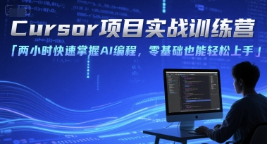 Cursor项目实战训练营，两小时快速掌握AI编程，零基础也能轻松上手-藏宝阁