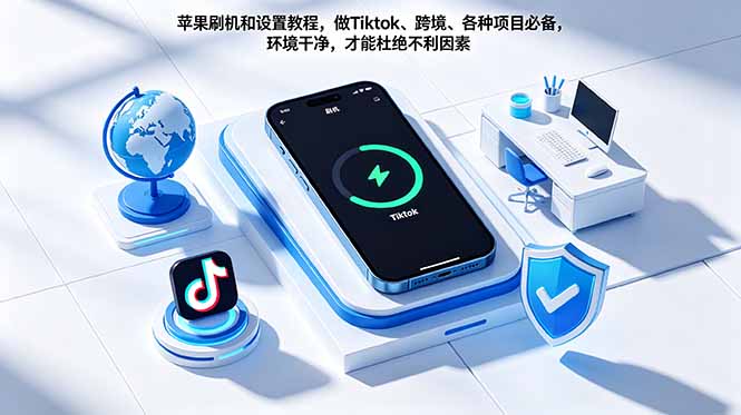 苹果刷机和设置教程，做Tiktok、跨境、各种项目必备，环境干净，才能杜绝不利因素-藏宝阁
