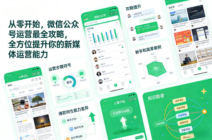从零开始，微信公众号运营最全攻略，全方位提升你的新媒体运营能力-藏宝阁
