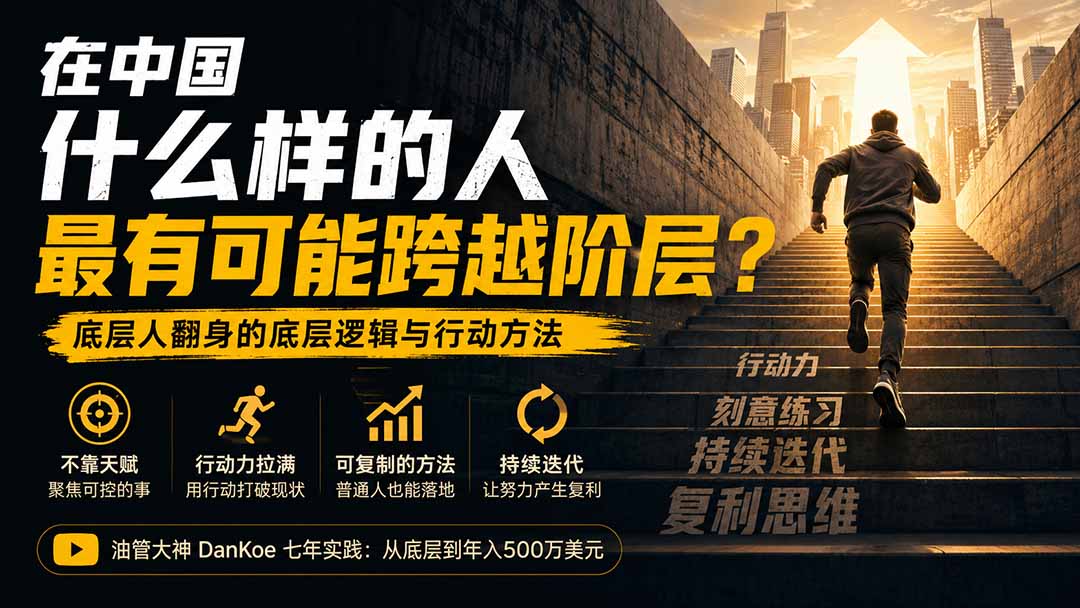 付费文章：在中国什么样的人最有可能跨越阶层？底层人翻身的方法！-藏宝阁