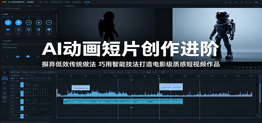 AI动画短片创作进阶：摒弃低效传统做法，巧用智能技法打造电影级质感短视频作品-藏宝阁