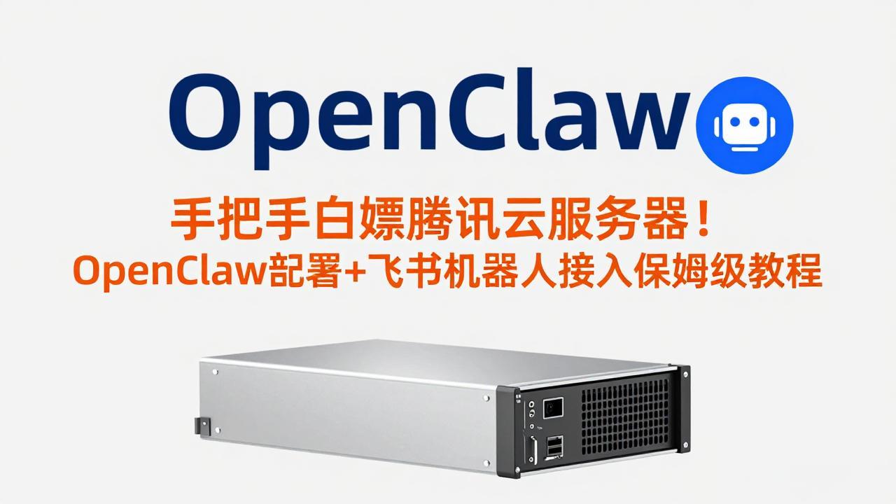 手把手白嫖腾讯云服务器！OpenClaw部署+飞书机器人接入保姆级教程-藏宝阁
