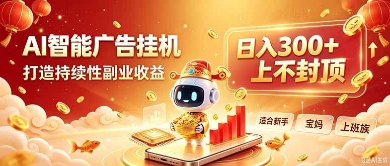 告别手动干活！AI自动化，解锁线上被动收益-藏宝阁