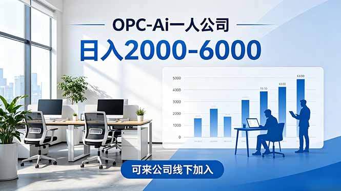 2026创业新风口—OPC一人公司模式震撼首发！日收益2000-6000+，项目绿色长久，安全稳健，合...-藏宝阁