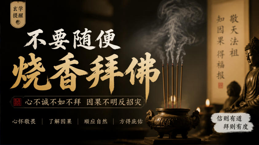 某公众号付费文章：玄学提醒：不要随便烧香拜佛-藏宝阁