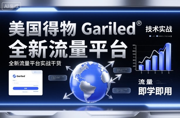 美国得物Gariled技术实战，全新流量平台​实战干货，即学即用-藏宝阁