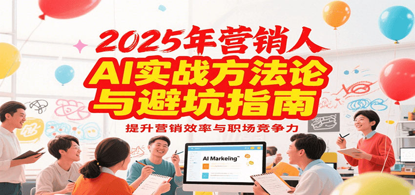 2025年营销实战方法论与避坑指南，利用AI提升营销效率与职场竞争力-藏宝阁