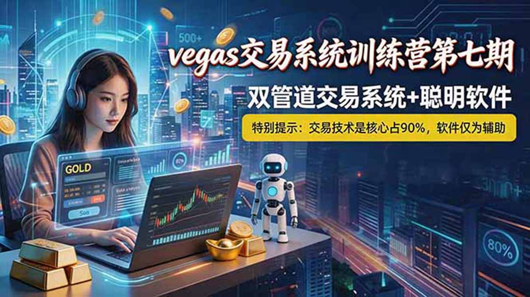 【海外美金AI搬砖】Vegas交易技术+聪明软件， 黄金期货日赚50-1000U， 长期稳定，小白轻松上手-藏宝阁