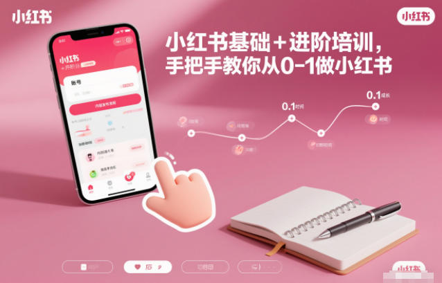 小红书基础+进阶培训，手把手教你从0-1做小红书-藏宝阁
