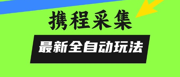 携程信息采集全自动玩法，0风控，无脑开干【揭秘】-藏宝阁