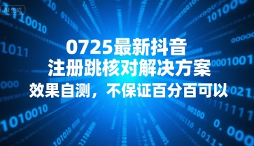 0725最新抖音注册跳核对解决方案，效果自测，不保证百分百可以-藏宝阁