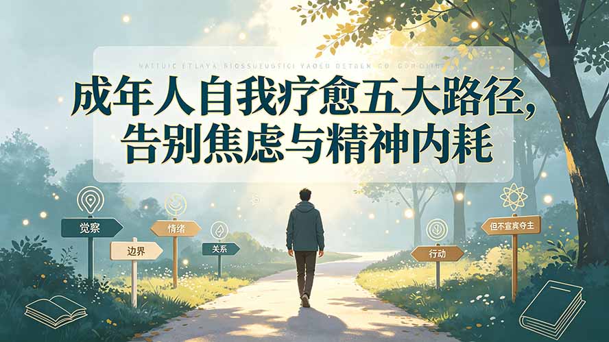 付费文章：成年人自我疗愈五大路径，告别焦虑与精神内耗-藏宝阁