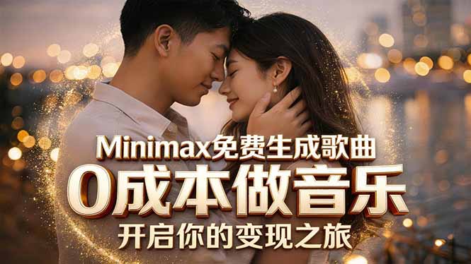 Minimax免费生成歌曲实测！0成本做音乐，说唱流行Lofi一键生成-藏宝阁