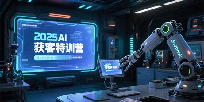 2025AI获客特训营，AI图文视频全制作，deepseek工具实操教学-藏宝阁