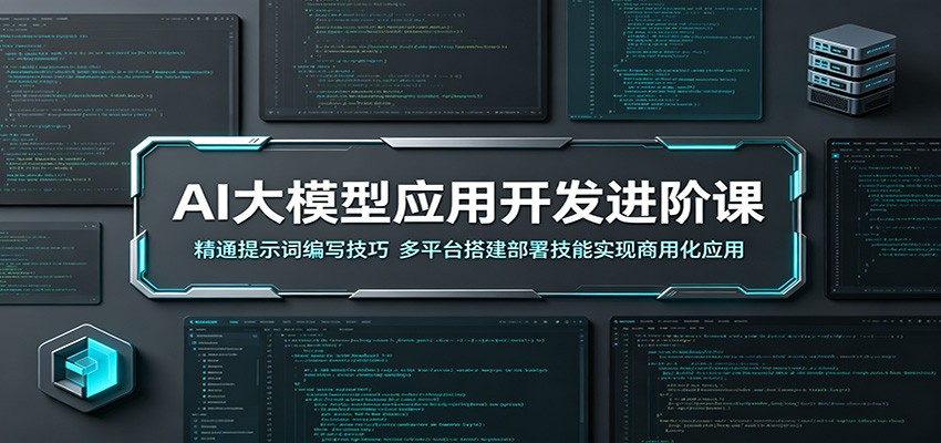 AI大模型应用开发进阶课：精通提示词编写技巧，多平台搭建部署技能实现商用化应用-藏宝阁