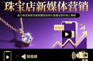 珠宝店新媒体营销，助力珠宝商家快速掌握短视频与直播运营的核心策略-藏宝阁