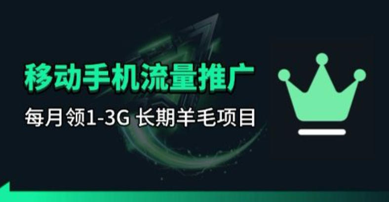 手机流量领取推广_每月一轮，刚需类的长期项目-藏宝阁