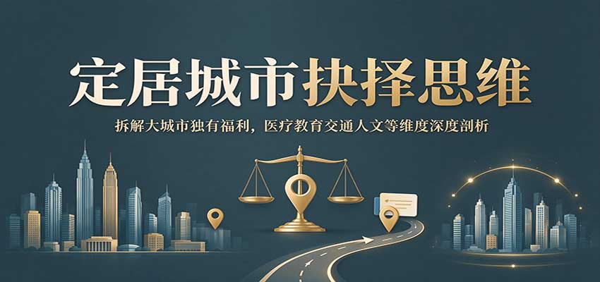 定居城市抉择思维：拆解大城市独有福利，医疗教育交通人文等维度深度剖析-藏宝阁