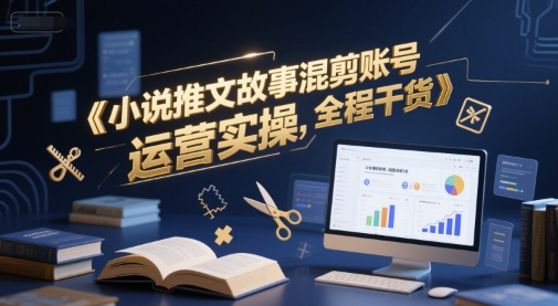 小说推文故事混剪账号运营实操，全程干货-藏宝阁