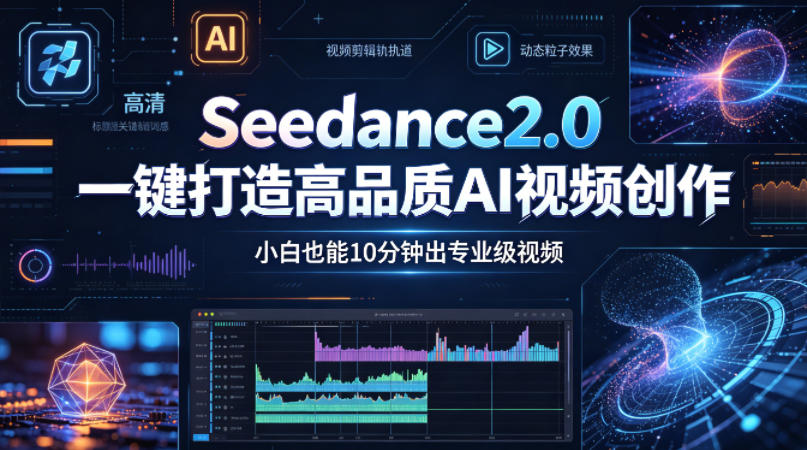 Seedance2.0一键打造高品质AI视频创作，小白也能10分钟出专业级视频-藏宝阁
