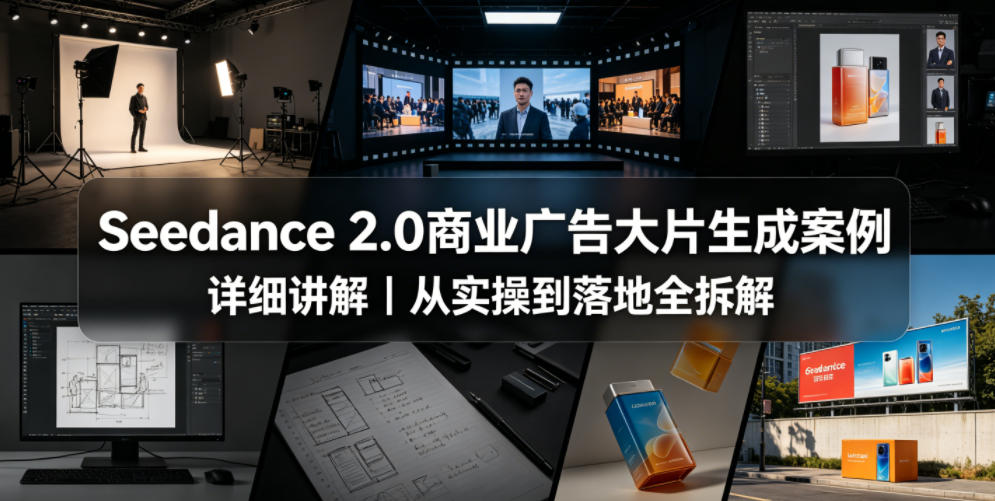 Seedance 2.0商业广告大片生成案例详细讲解｜从实操到落地全拆解-藏宝阁