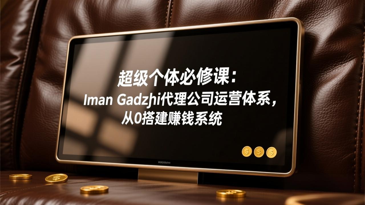 超级个体必修课：Iman Gadzhi代理公司运营体系，从0搭建赚钱系统-藏宝阁