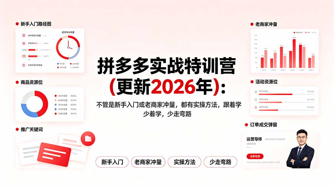 拼多多实战特训营(更新2026年-藏宝阁