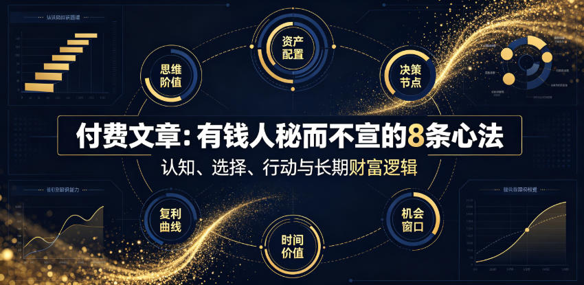 付费文章：有钱人秘而不宣的8条心法-藏宝阁