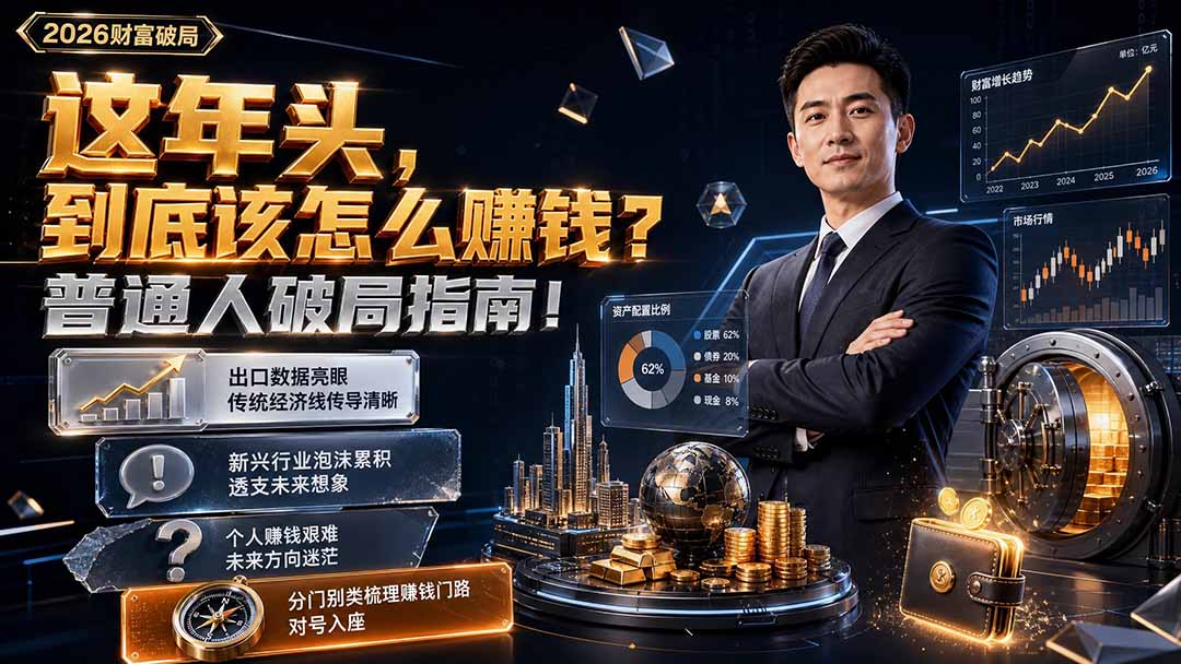 付费文章：这年头，到底该怎么赚钱？普通人破局指南！-藏宝阁