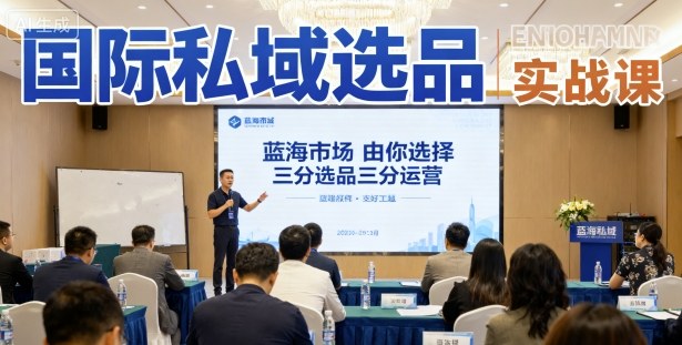 国际私域选品实战课，蓝海市场由你选择，七分选品三分运营-藏宝阁