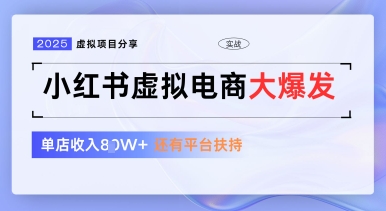 小红书虚拟电商项目，平台大力免费流量扶持，低门槛1拖3玩法-藏宝阁